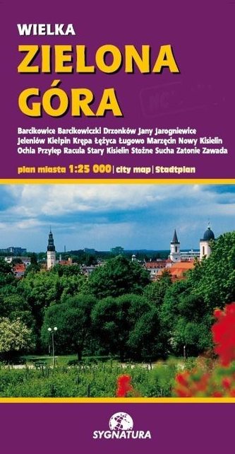 Wielka Zielona Góra plan miasta 1:12 000