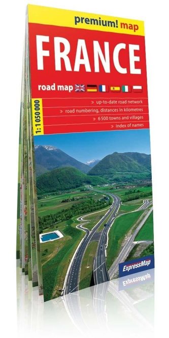 Premium!map Francja 1:1 050 000 mapa w.2019
