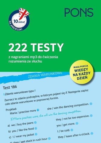 10 minut na angielski. 222 testy PONS