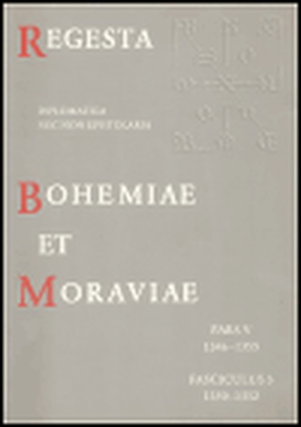 Regesta Boheiae et Moraviae V/3