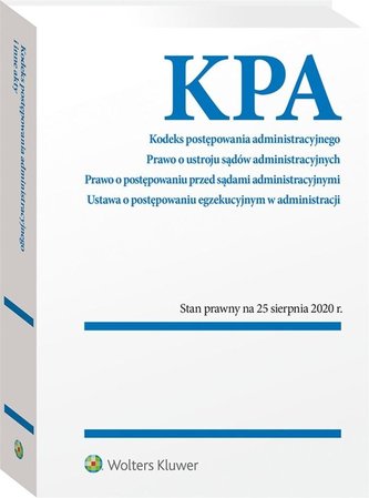 Kodeks postępowania administracyjnego 25.08.2020