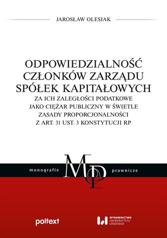 Odpowiedzialność członków zarządu spółek..