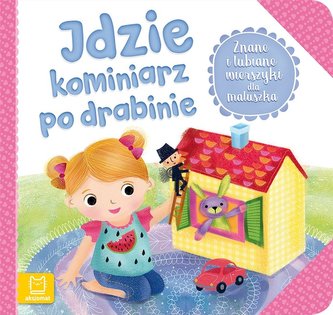 Idzie kominiarz po drabinie