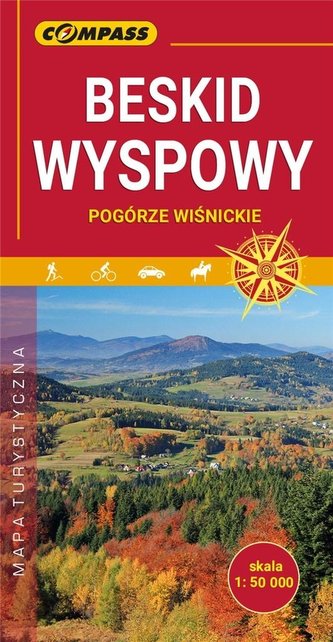 Mapa turystyczna - Beskid wyspowy 1:50 000
