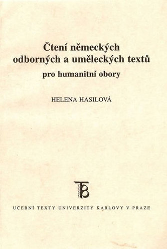 Čtení německých odborných a uměleckých textů pro humanitní obory