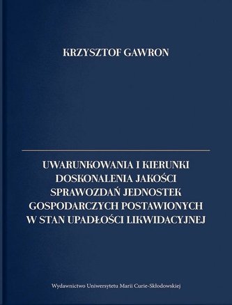 Uwarunkowania i kierunki doskonalenia jakości..