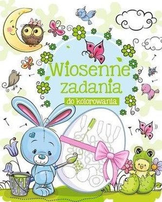 Wiosenne zadania do kolorowania