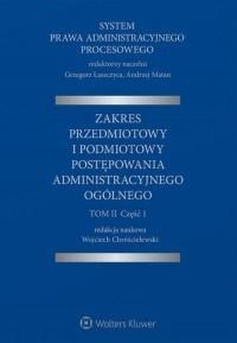 System prawa admin. procesowego T.2 cz.1