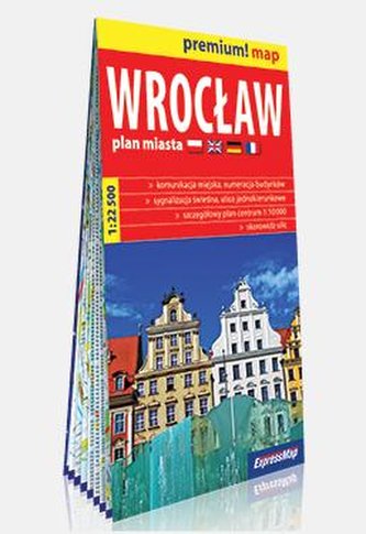 Premium! map Wrocław 1:22 500 plan miasta w.2020 Premium! map Wrocław 1:22 500 plan miasta w.2020
