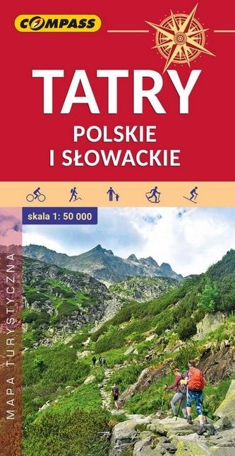Mapa tur. Tatry Polskie i Słowackie 1:50 000