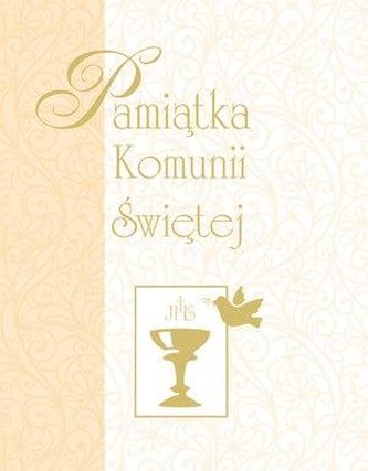 Pamiątka Komunii Świętej (żółta, mały format)