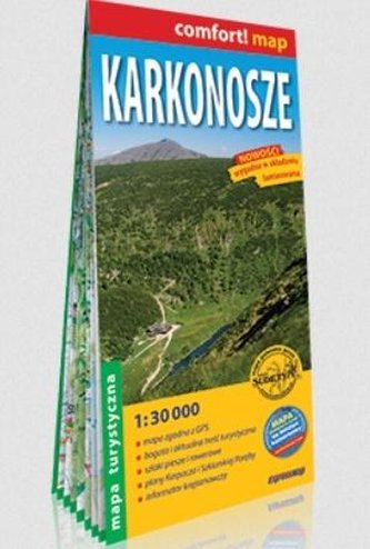 Comfort!map Karkonosze 1:30 000 mapa w.2020