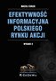 Efektywność informacyjna polskiego rynku akcji w.2