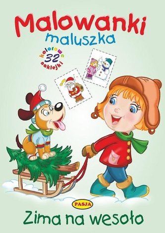Malowanki maluszka - Zima na wesoło PASJA