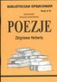 Biblioteczka opracowań nr 054 Poezje Herberta