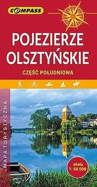 Mapa turystyczna - Pojezierze Olsztyńskie cz.poł