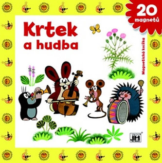 Magnetická knížka Krtek a hudba
