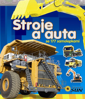 Stroje a auta se 177 samolepkami