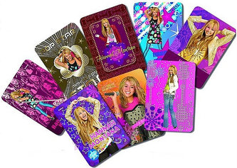 Samolepky Kartičky Hannah Montana