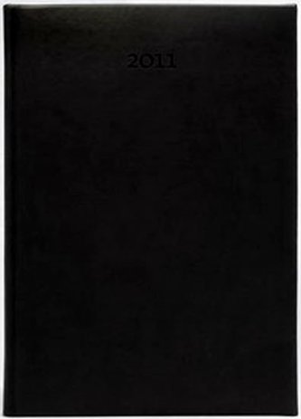 Diář 2011 Print denní A5 - černá