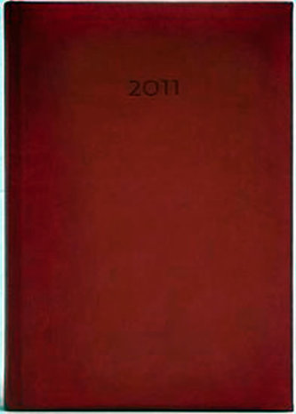 Diář 2011 Print týdenní A5 - červená