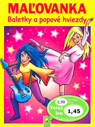 Baletky a popové hvězdy - Omalovánka