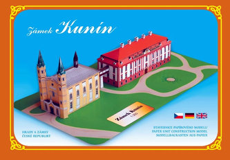 Zámek Kunín - Stavebnice papírového modelu