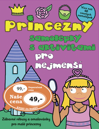 Princezny - samolepky s aktivitami pro nejmenší