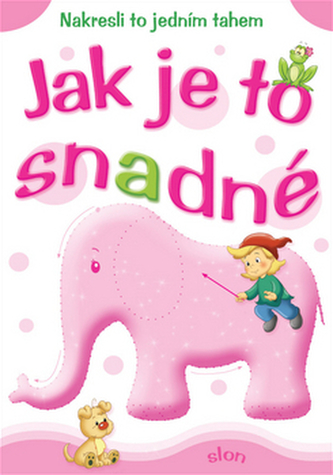 Jak je to snadné - Slon - Stírací omalovánky A5