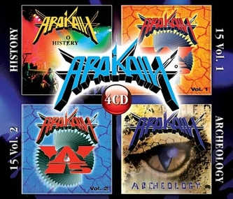 Arakain 60 hitů - 4CD (History + 15 Vol. 1&2 + Archeology)