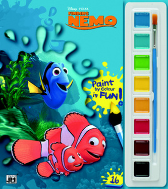 Hledá se Nemo omalovánka s vodovkami