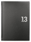 Diář 2013 týdenní A5 - Carbon