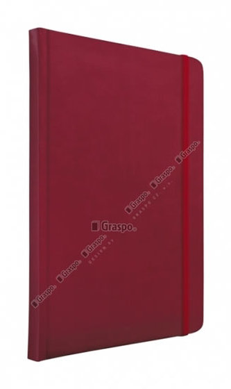 Notes Saturn červený - linkovaný A5