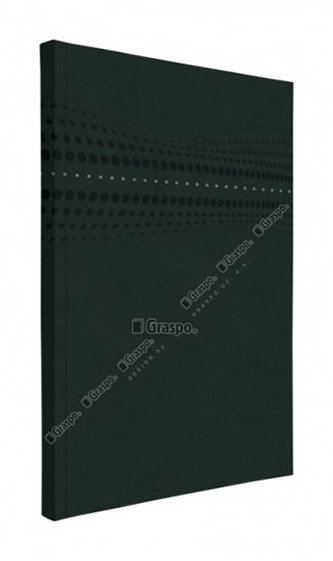 Notes STILO černý - linkovaný A5