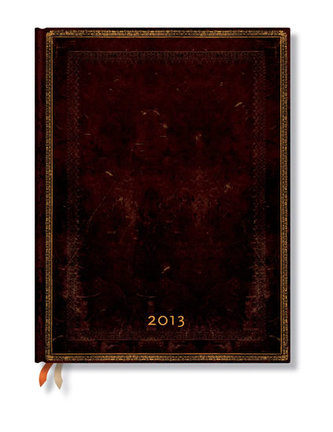 Diář 2013 - Black Moroccan - 12 měsíční, ultra 180x230 Day-at-a-Time