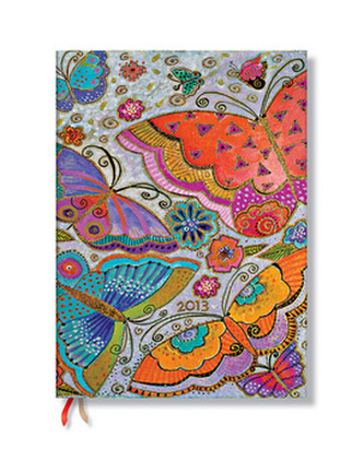 Diář 2013 - Flutterbyes - 12 měsíční, micro 70x90 Day-at-a-Time