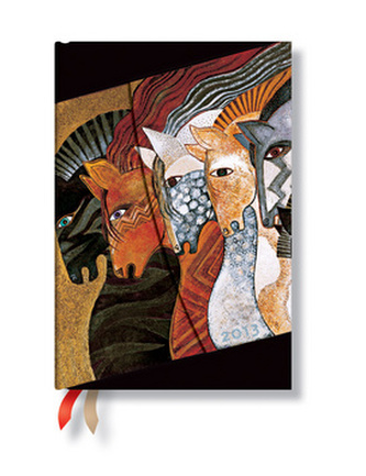 Diář 2013 - Moroccan Mares - 12 měsíční, mini 95x140 Horizontal
