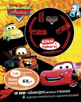 Auta Omalovánky s CD