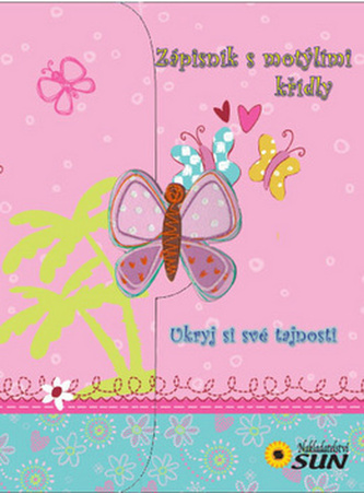 Zápisník s motýlími křídly - Ukryj si své tajnosti