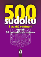 500 sudoku - 6 stupňů obtížnosti