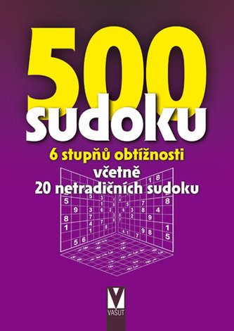500 sudoku - 6 stupňů obtížnosti
