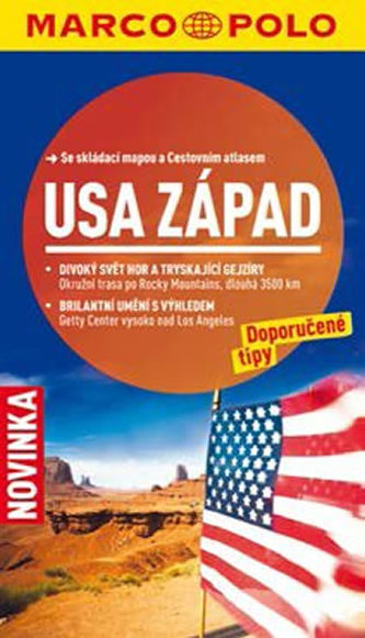 USA západ - Průvodce se skládací mapou