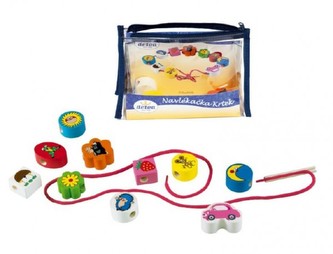 Provlékačka Krtek dřevo 10ks v plastové tašce