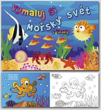 Mořský svět s říkadly - omalovánka