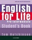 English for life Pre-Intermediate Student´s book