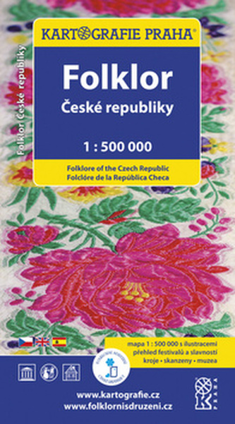 Folklor České republiky s brožurou/1:500 tis.(tematická mapa)