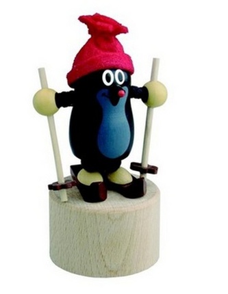 Mačkací Krtek na lyžích