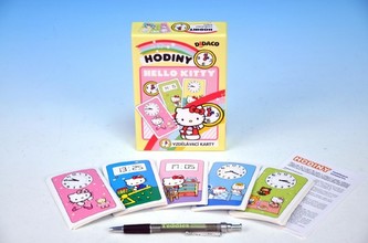 Vzdělávací karty - Hodiny - Hello Kitty