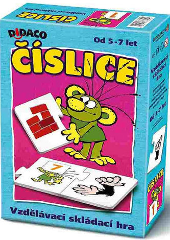 Společenská hra - Večerníček - ČÍSLA