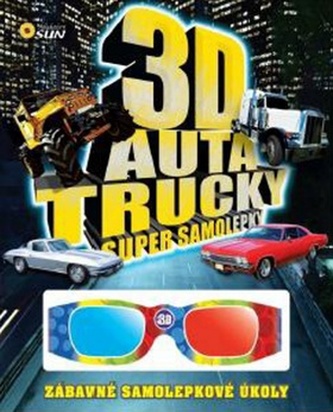 3D Auta, trucky - Super samolepky